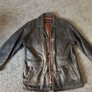 Overland Leather Brown Men's Leather medium